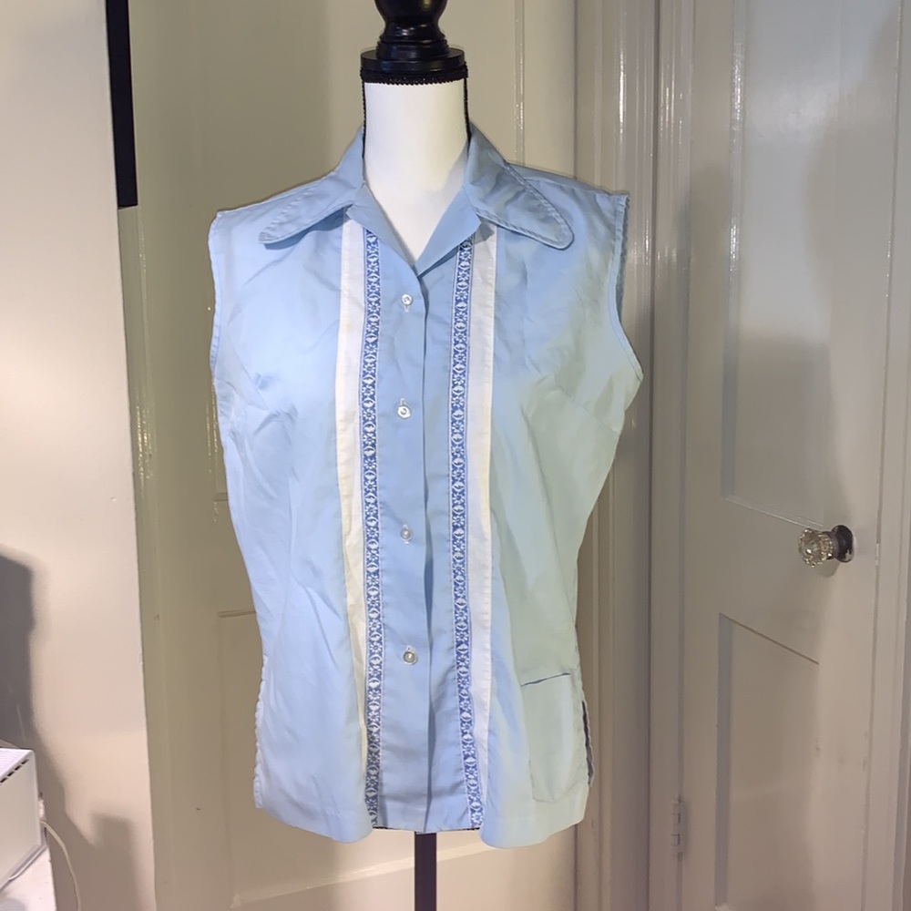 Vintage Sleeveless Shirt